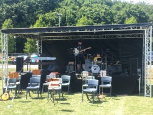 outdoor stage hire